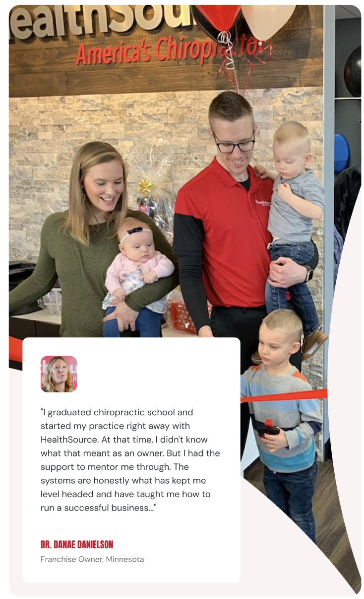 HealthSource franchise family testimonial